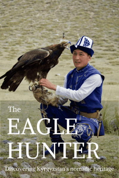 Eagle hunter pin