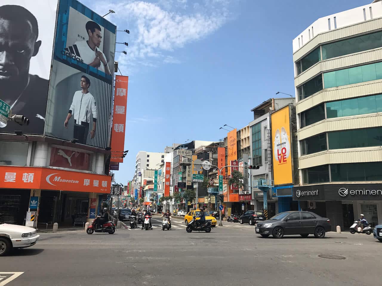 Taipei street corner