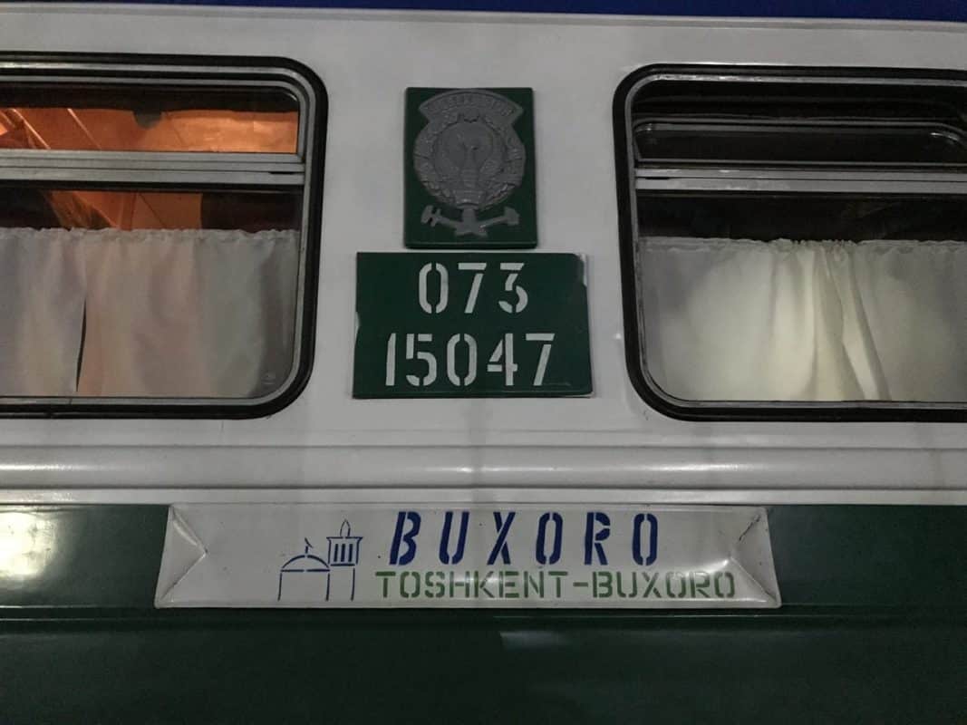 Using the trains in Uzbekistan is a great way to experience the country, as I found out on a trip from Bukhara to Tashkent. | Tashkent Bukhara | Tashkent to Bukhara train | Tashkent train station | Uzbek railways | Uzbekistan railways | Trains in Uzbekistan