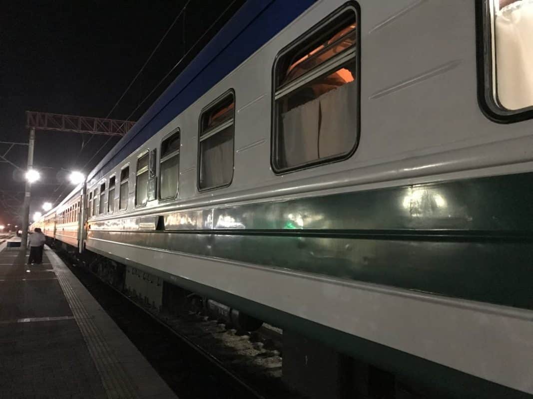 Using the trains in Uzbekistan is a great way to experience the country, as I found out on a trip from Bukhara to Tashkent. | Tashkent Bukhara | Tashkent to Bukhara train | Tashkent train station | Uzbek railways | Uzbekistan railways | Trains in Uzbekistan