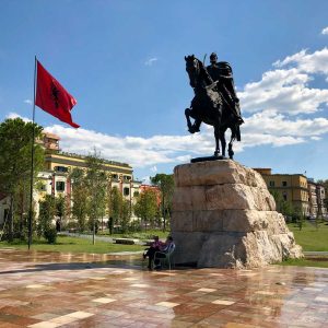 Skanderbeg Square - Skanderbeg Statue